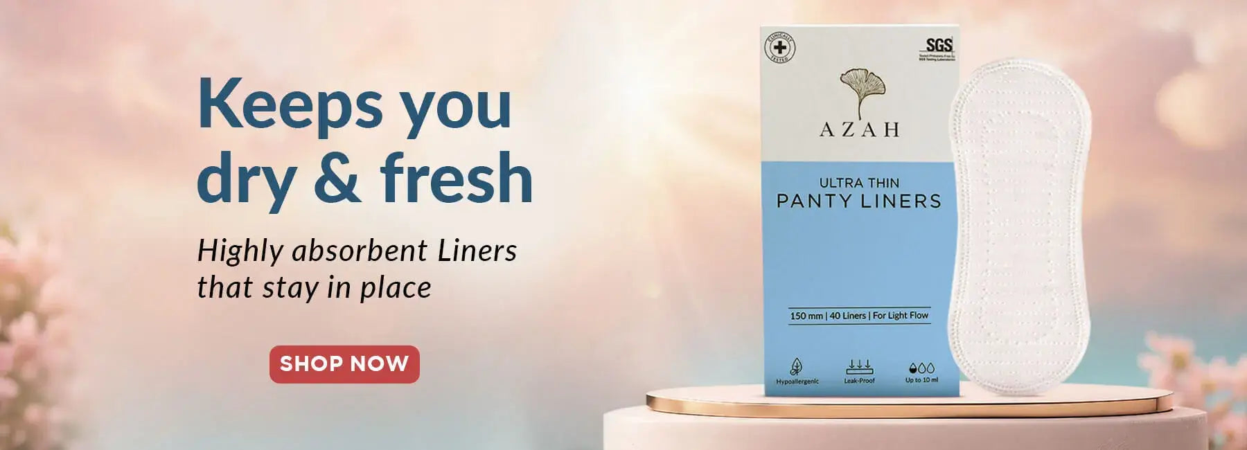 Ultra Thin Panty Liners -Keep you dry and fresh