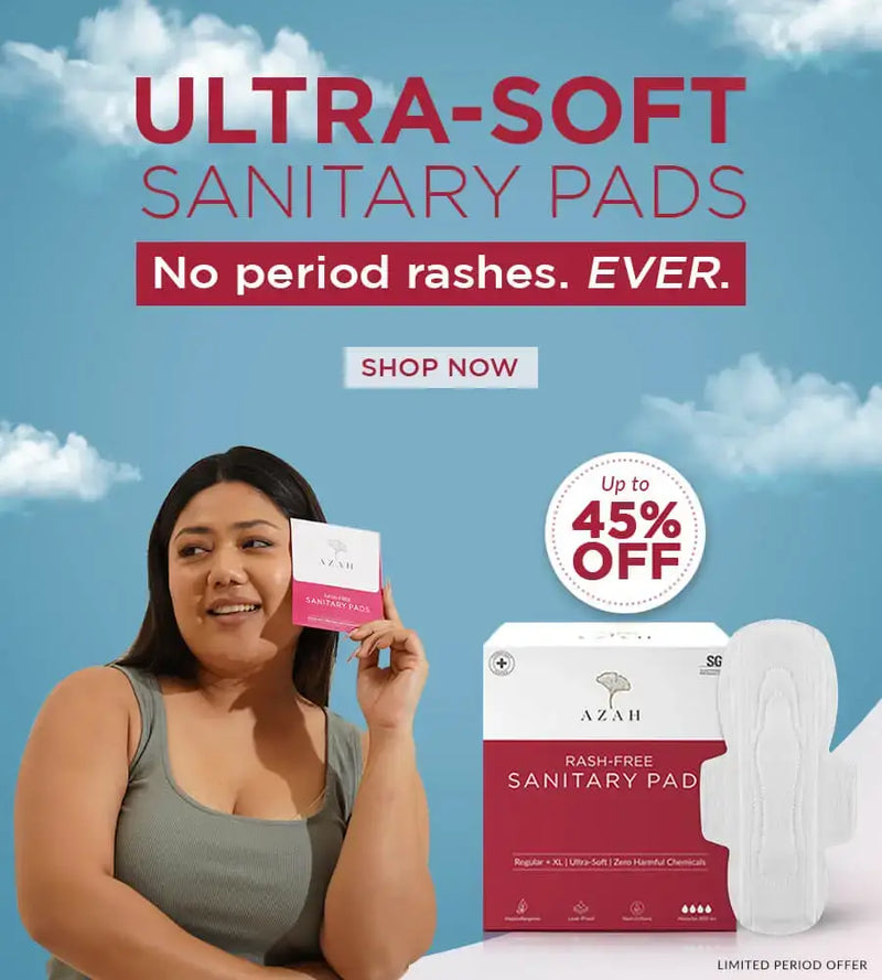 Ultra Soft Sanitary Pads no period rashes ever