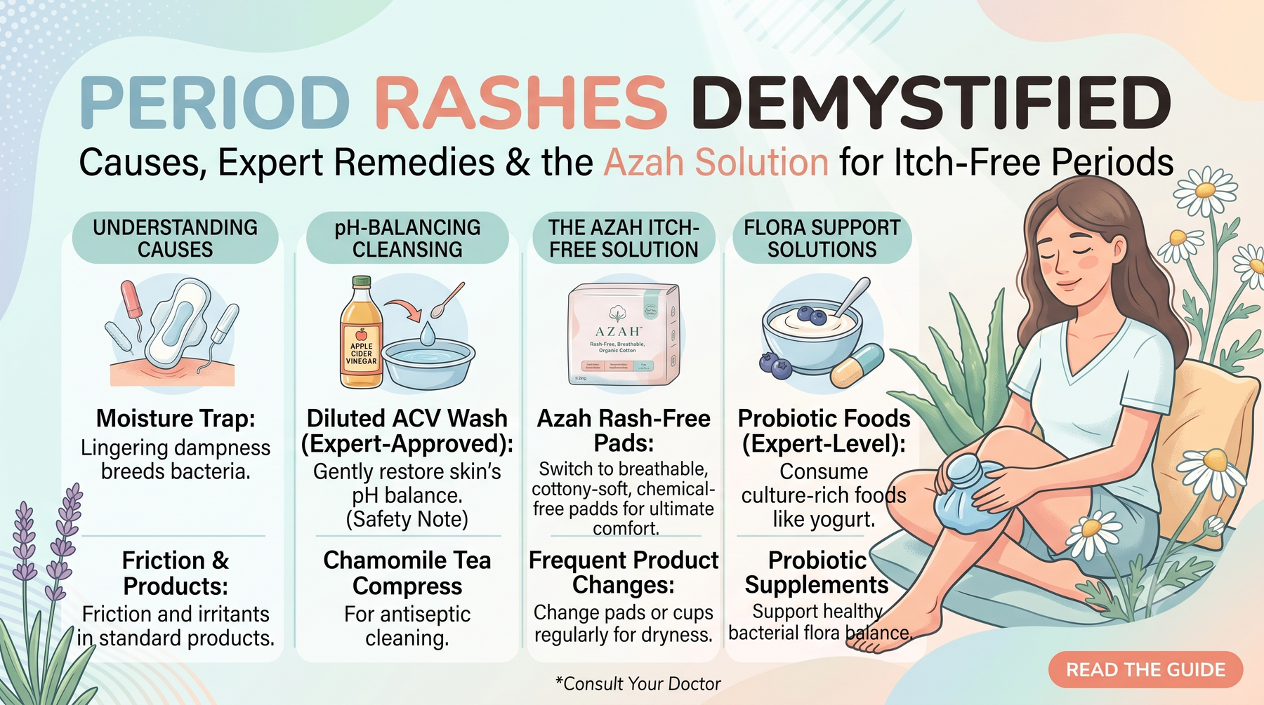 Period Rashes Demystified: Causes, Expert Remedies