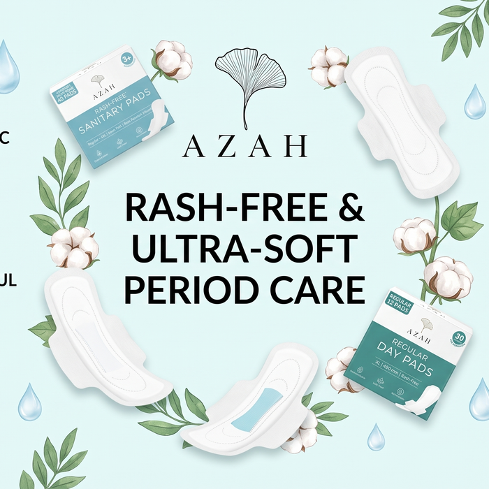 Azah Period Pads: Your Ticket to Rash-Free, Worry-Free Days