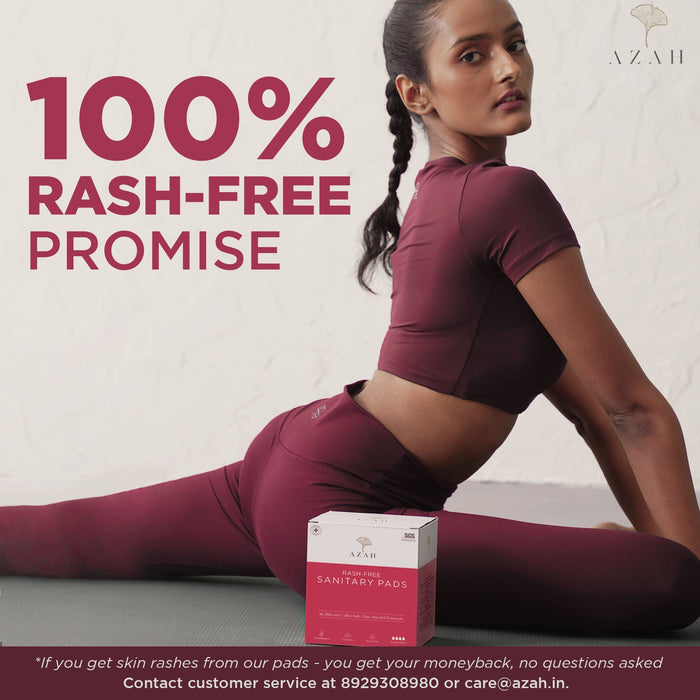 Azah Rash-Free Sanitary Pads for Women | Monthly Period Care Combo | (8R + 7XL + 6Liner)