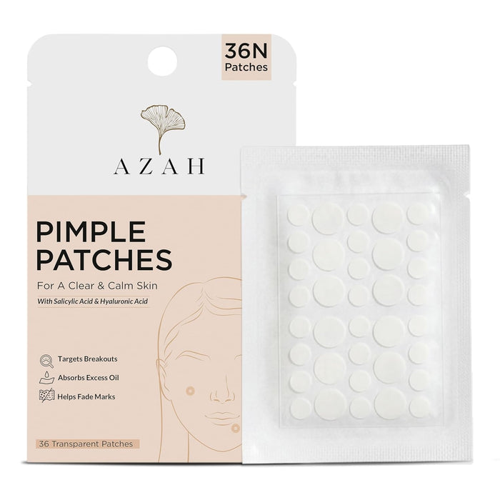 Pimple Patch – 36 Acne Patches with Salicylic Acid & Hyaluronic Acid Azah