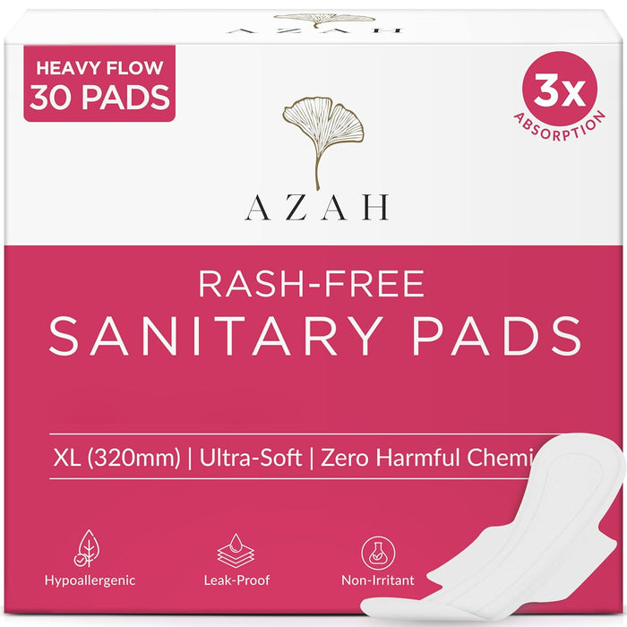 Sanitary Pads for Women XL [Pack of 30] Azah