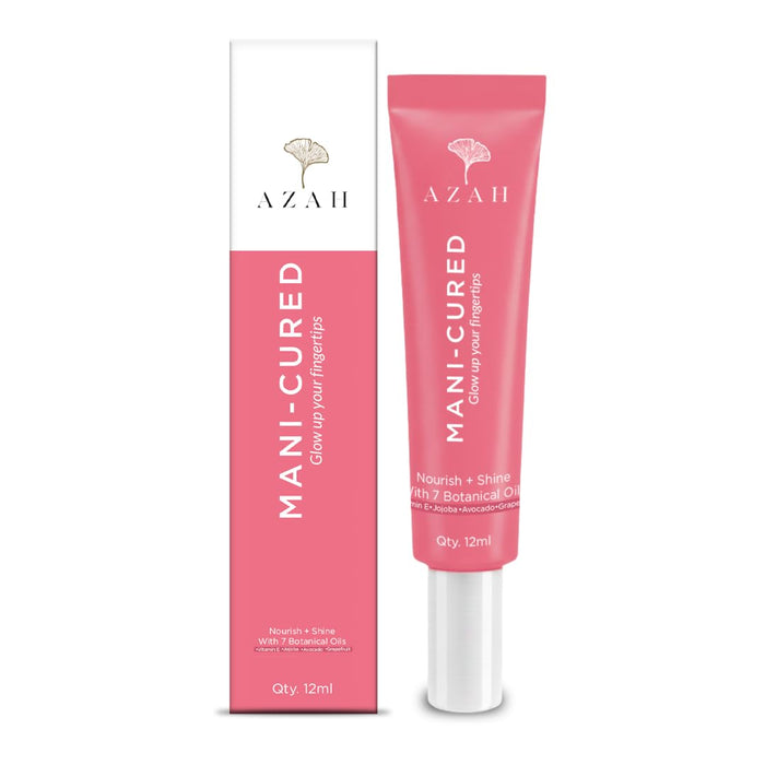Mani-Cured Cuticle Oil for Nails – 12 ml | Nourishes Dry Cuticles & Strengthens Nails Azah