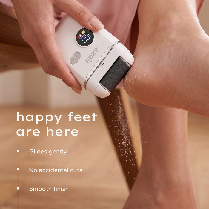Electric Callus Remover for Feet | IPX6 Waterproof | 3 Replaceable Rollers | Dual Speed