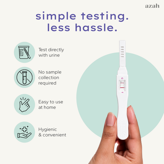 Pregnancy Test Kit for AZAH | 99% Accurate Kit Pack of 1 | Pregnancy Tests Kit for Women | One-Step Midstream Pregnancy Test | No Dropper | Results in Less Than 4 Minutes