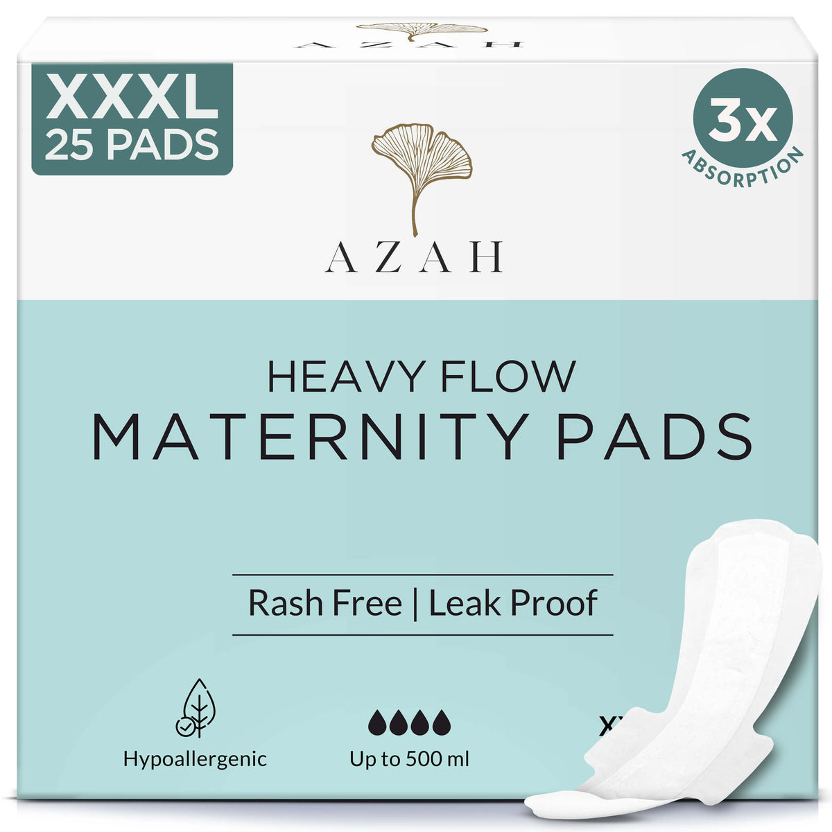 Buy Azah Maternity Pads After Delivery Online | XXXL Postpartum Pads
