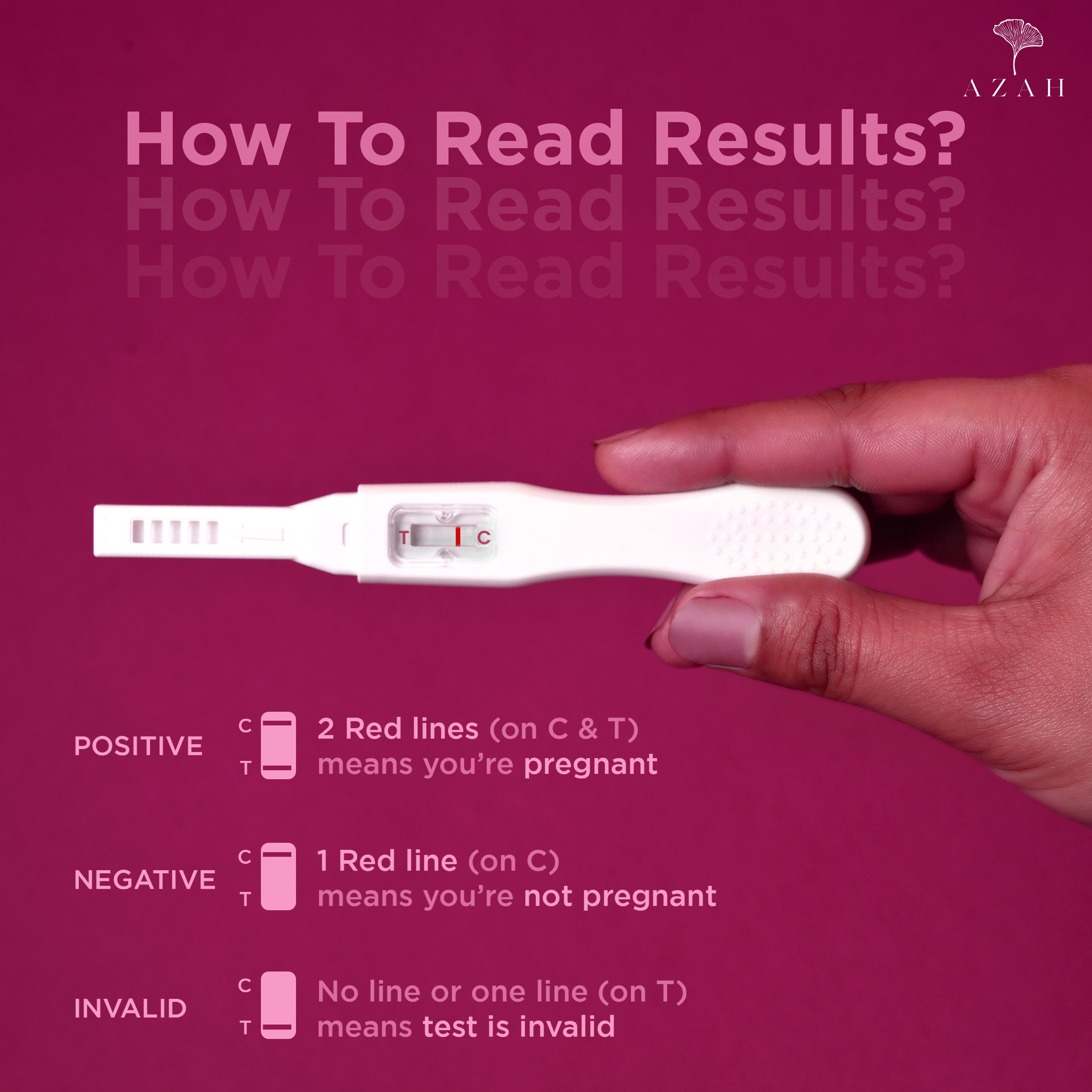 Pregency Kit Using Steps Buy Azah Rapid Pregnancy Test Kit Online | Quick Home Pregnancy Test