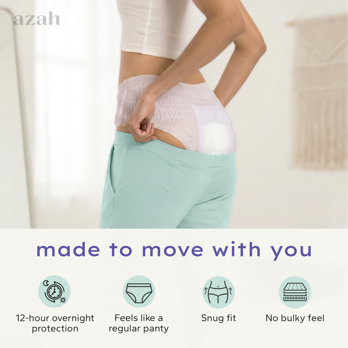 Disposable Period Panty for Women – Pack of 4 | 12 Hr Leak Protection | Heavy Flow Panties