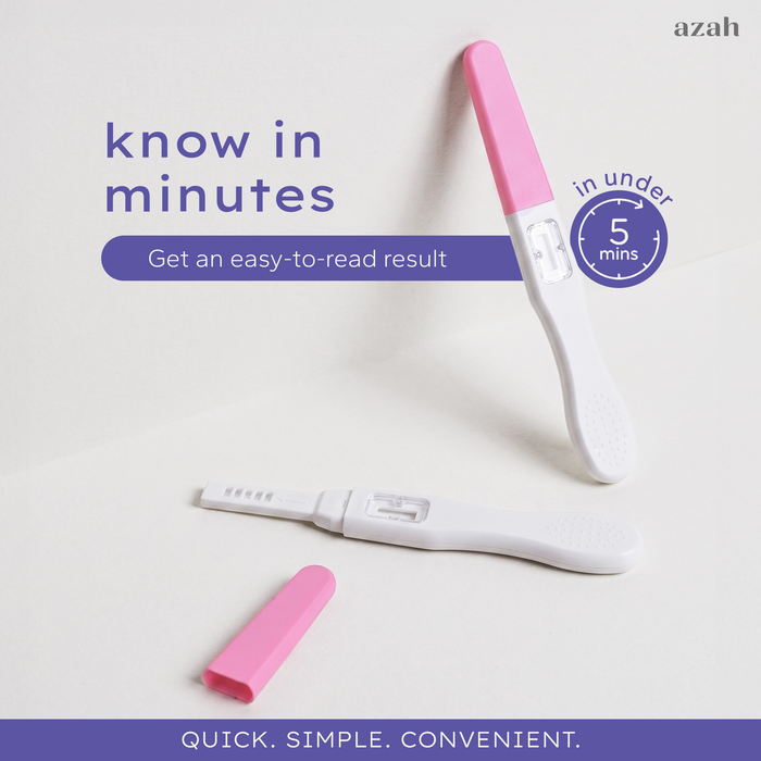 Pregnancy Test Kit for AZAH | 99% Accurate Kit Pack of 1 | Pregnancy Tests Kit for Women | One-Step Midstream Pregnancy Test | No Dropper | Results in Less Than 4 Minutes