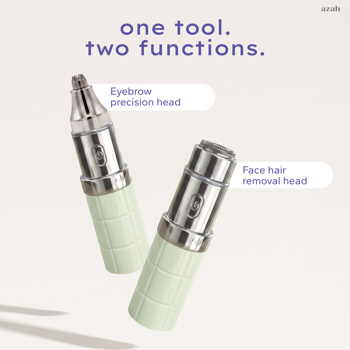 2 In 1 | Rechargeable Face Trimmer for Women | Facial Hair Removal