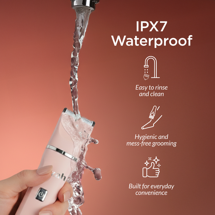 Azah 3-in-1 Bikini Trimmer for Women – Rechargeable, Gentle Hair Removal for Face, Body & Intimate Areas | 1-Year Warranty AZAH