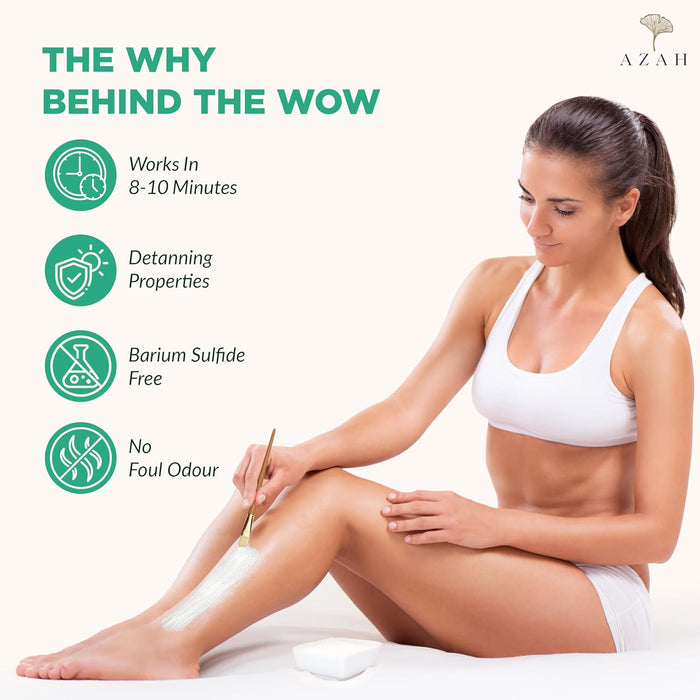 Azah Body Wax Powder For Women | Instant & Painless Hair Removal Azah