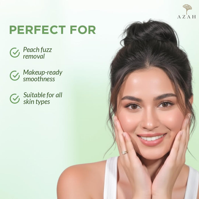 Pre-Shave Gel for Women – 50 ml | Aloe Vera & Cucumber Shaving Gel for Smooth Facial Shave Azah