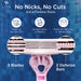 Azah Sensitive Bikini Razor For Women | 3 Blades 2 Defense Bar | No Strawberry Skin | Pack of 2 AZAH