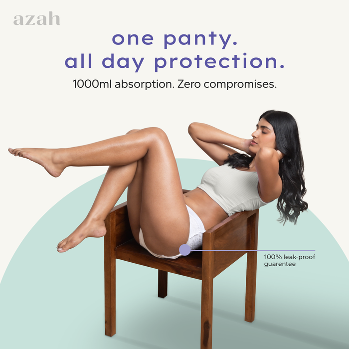 Period Panty for Girls [Pack of 5] | Leak Proof & Rash Free | Disposable Period Panty for Women Heavy Flow | 12 Hrs Protection | Super Absorbent 360° Coverage | All Night Protection