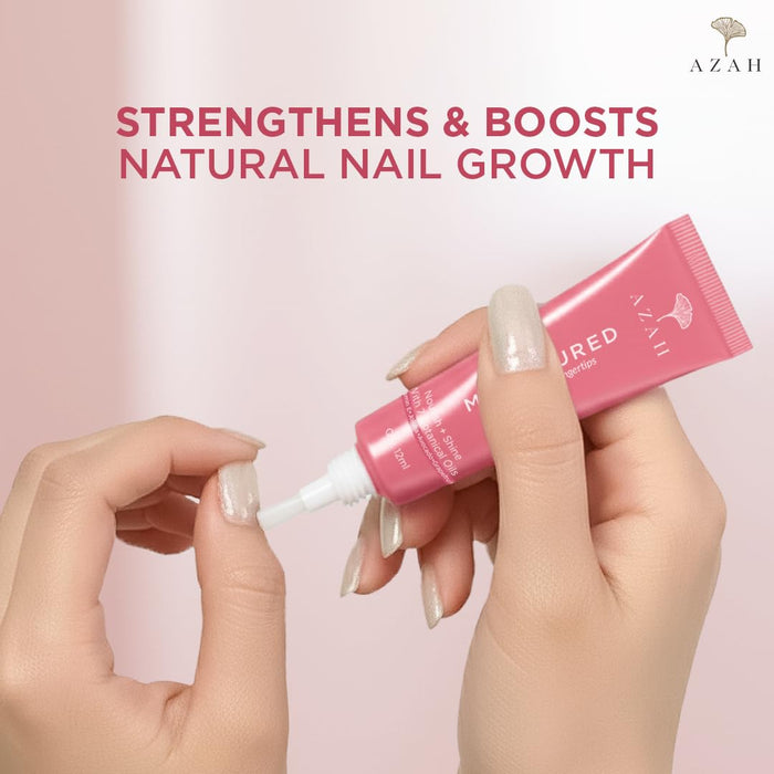 Mani-Cured Cuticle Oil for Nails – 12 ml | Nourishes Dry Cuticles & Strengthens Nails Azah