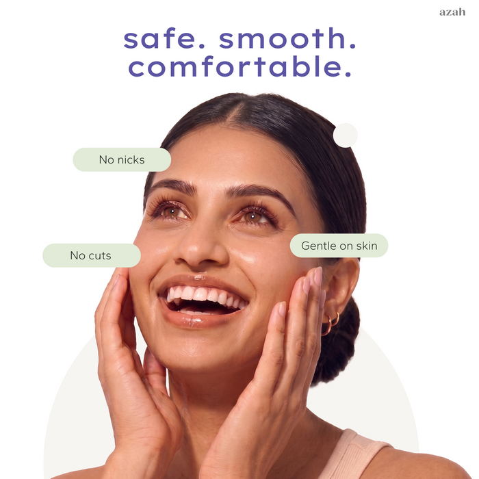 2 In 1 | Rechargeable Face Trimmer for Women | Facial Hair Removal