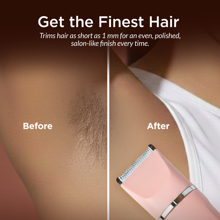 Azah 3-in-1 Bikini Trimmer for Women – Rechargeable, Gentle Hair Removal for Face, Body & Intimate Areas | 1-Year Warranty AZAH