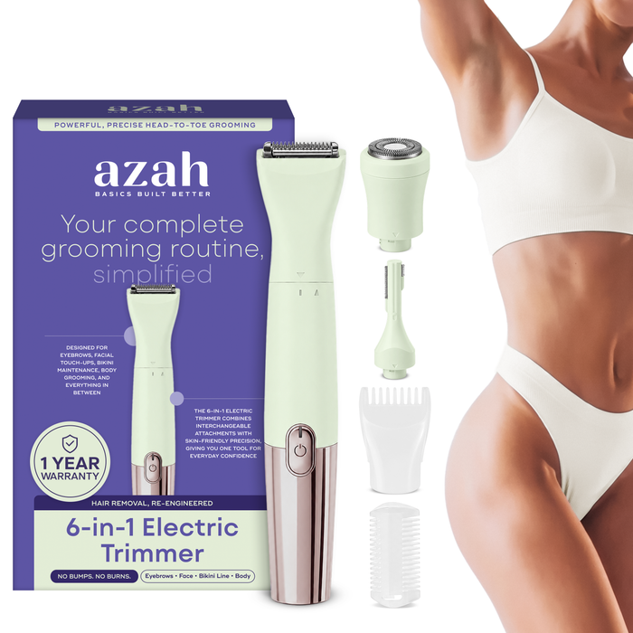 6-in-1 Trimmer for Women - Multi-Purpose Personal Grooming Trimmer