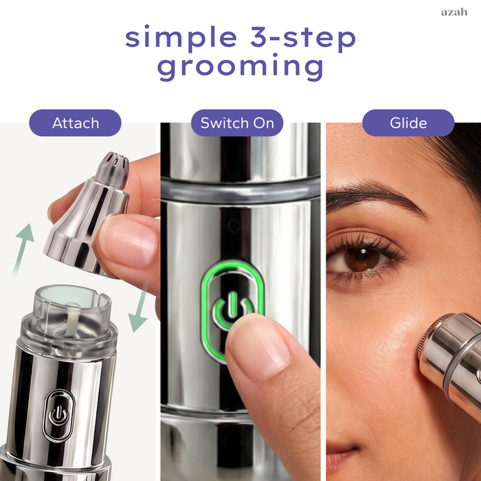 2 In 1 | Rechargeable Face Trimmer for Women | Facial Hair Removal