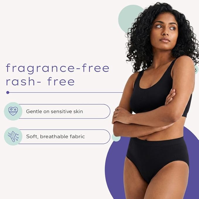 Reusable Period Panty for Women Small | Leakproof, Washable & Rash-Free Menstrual Underwear | Heavy Flow Protection | Wear Up to 8 Hours Azah