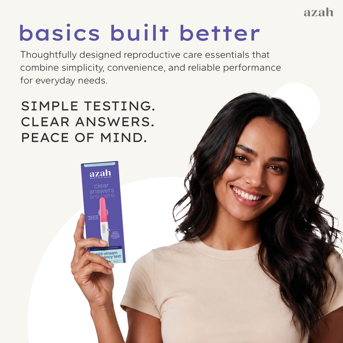 Pregnancy Test Kit for AZAH | 99% Accurate Kit Pack of 1 | Pregnancy Tests Kit for Women | One-Step Midstream Pregnancy Test | No Dropper | Results in Less Than 4 Minutes