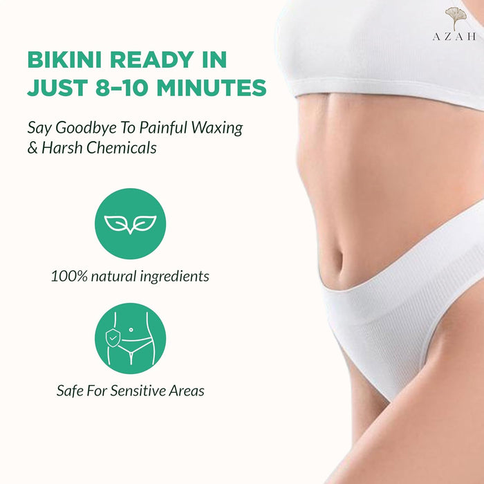 Azah Body Wax Powder For Women | Instant & Painless Hair Removal Azah