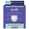 Disposable Period Panty for Women – M-L Pack of 4 | 12 Hr Leak Protection for Heavy Flow