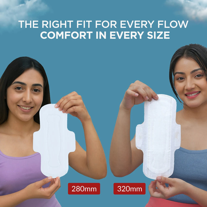 Sanitary Pads | Pack of 18 | Regular | Comfortable & Absorbent