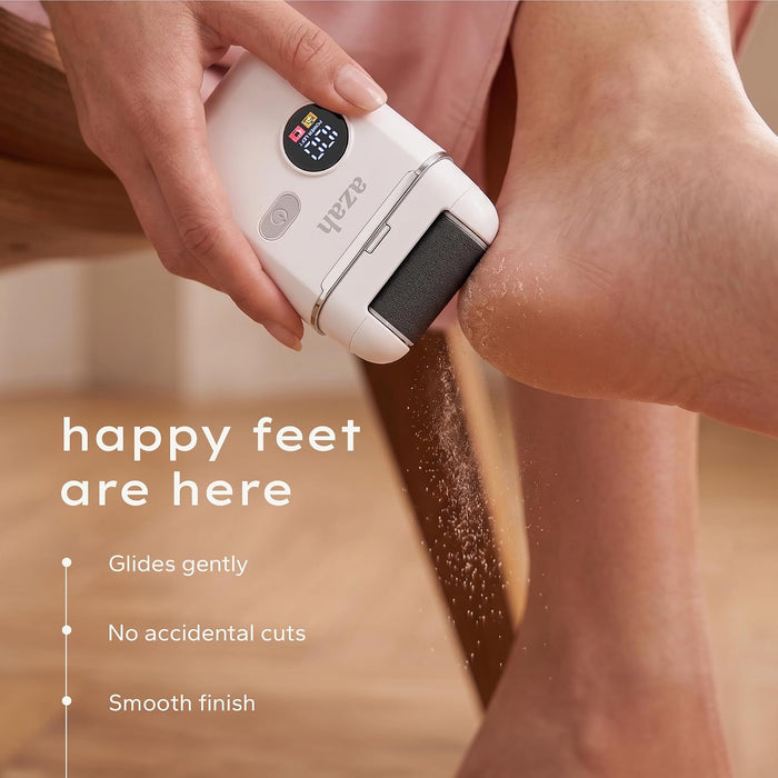 Electric Callus Remover for Feet | IPX6 Waterproof | 3 Replaceable Rollers | Dual Speed
