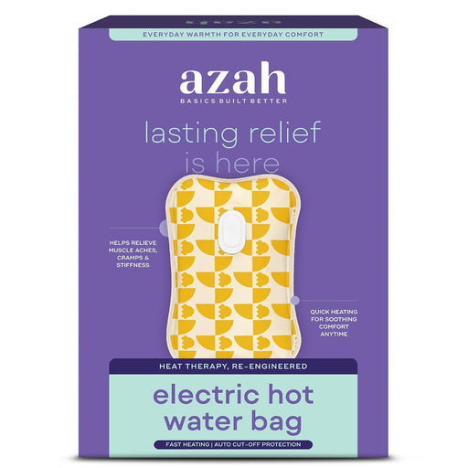 Electric Hot Water Bag for Pain Relief - Heating Pad - Yellow