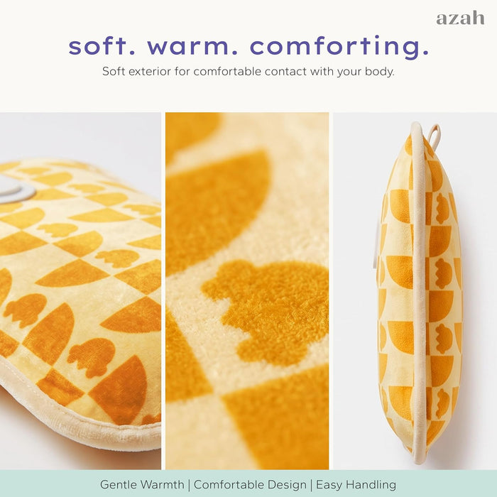 Electric Hot Water Bag for Pain Relief - Heating Pad - Yellow
