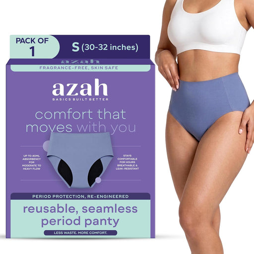 Reusable Period Panty for Women – Blue | Washable & Leakproof Menstrual Underwear | Heavy Flow Protection