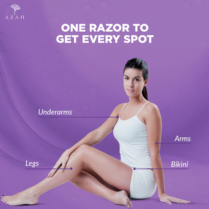Brown Razor Body Buy Azah Smooth Glide Disposable Razor Online | Body Razor for Women