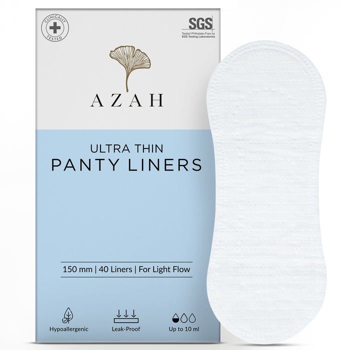 Azah - We mean it when we say Azah Liners breathe and move with you! 🤗  Their unique perforated design make them absorbent as well as breathable ✨  Made from hypoallergenic 100%
