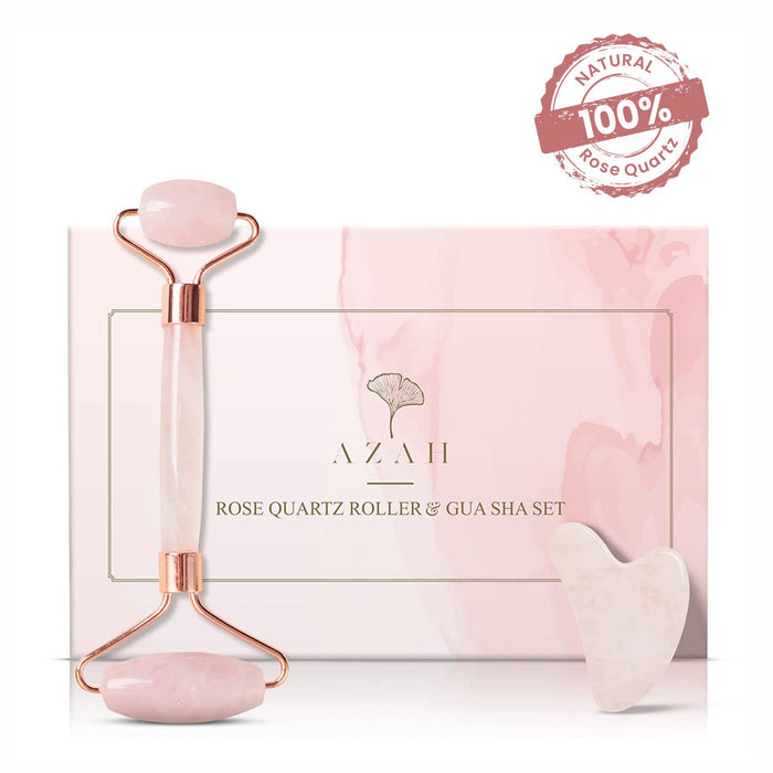 Azah Quartz Roller & Gua Sha Set AZAH