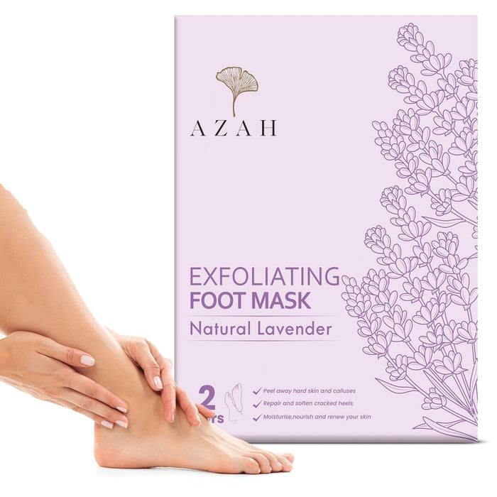 Azah Exfoliating Foot Mask (Lavender)