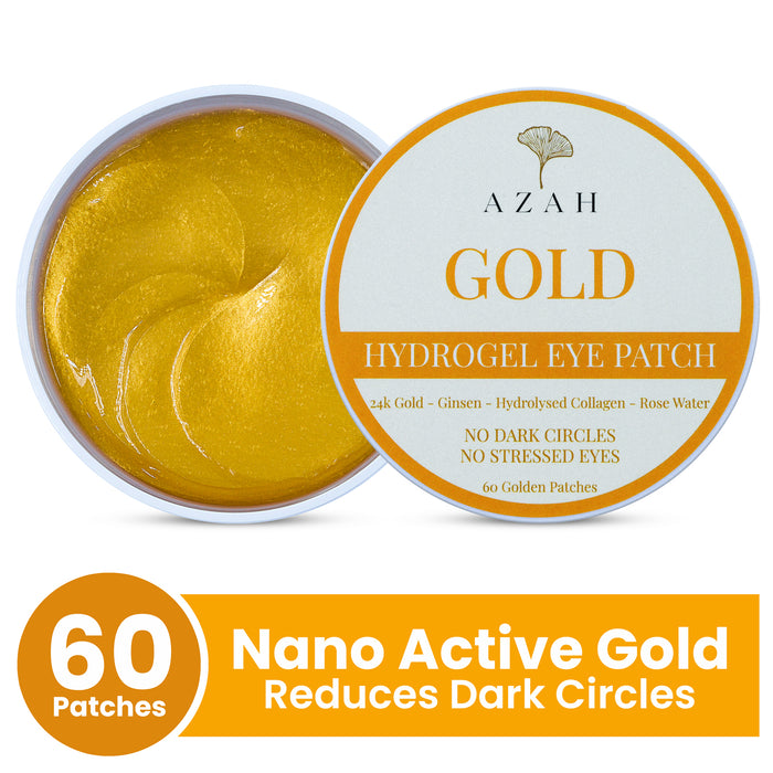 Eye Mask For Relaxing Eyes, Reducing Puffiness & Wrinkles (Gold)