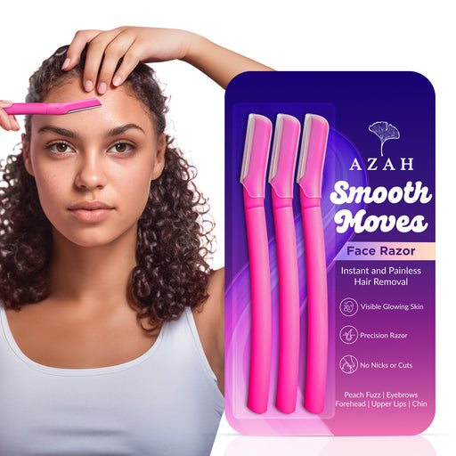 Azah Reusable Smooth Moves Face Razor For Women (3 Units)