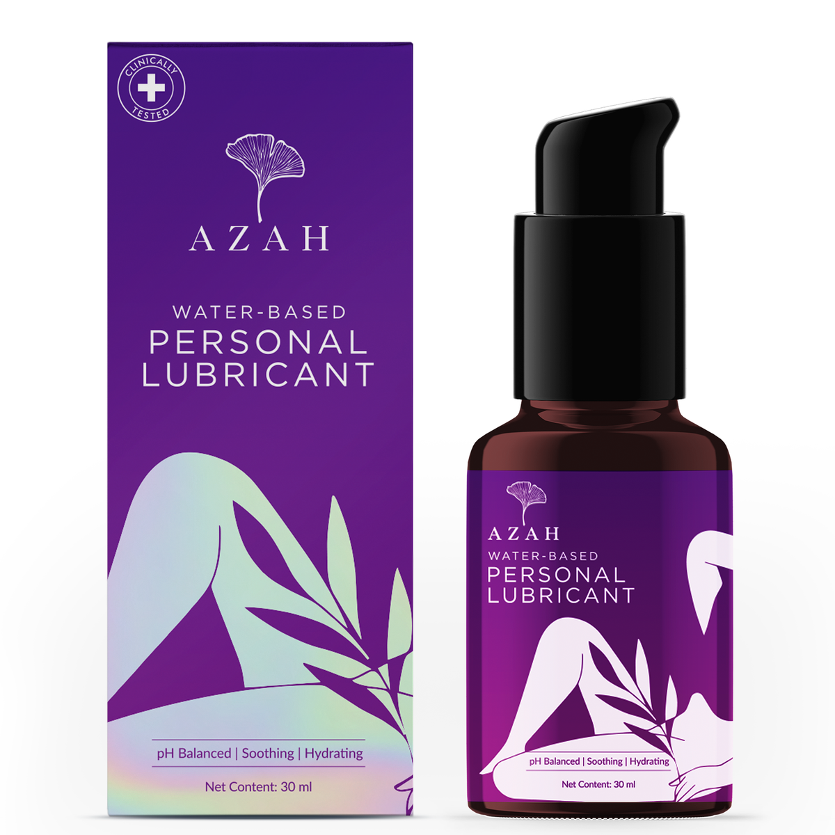 AZAH Personal Lubricant 30 ml | Clinically Tested Intimate Lubricant — Azah