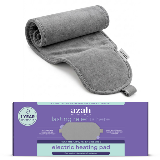 Heating Pad for Pain Relief | Electric Heating Pad for Back, Neck & Body | Grey