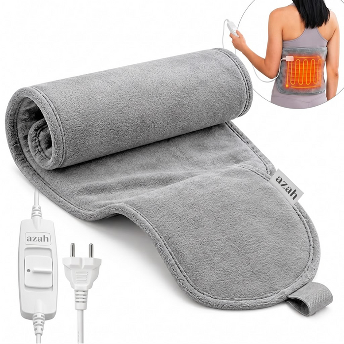 Heating Pad for Pain Relief | Electric Heating Pad for Back, Neck & Body | Grey