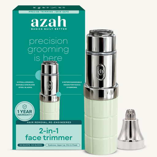 2 In 1 | Rechargeable Face Trimmer for Women | Facial Hair Removal