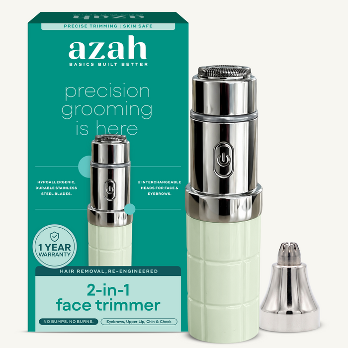 2 In 1 | Rechargeable Face Trimmer for Women | Facial Hair Removal