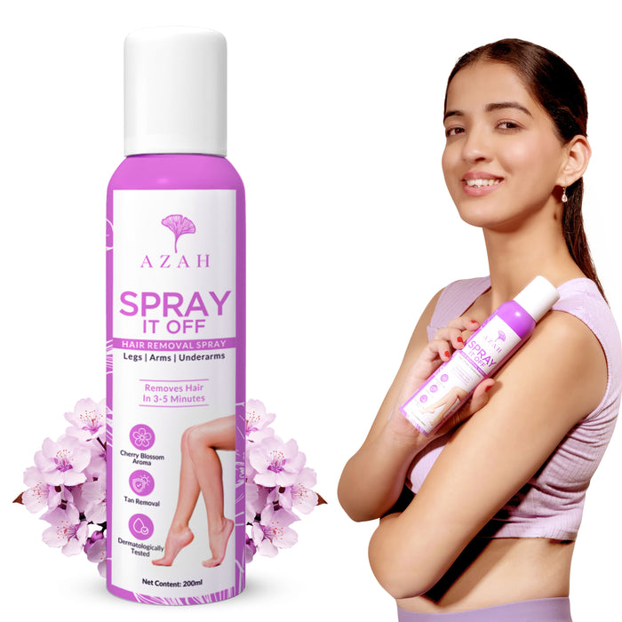 Body Hair Removal Spray For Women | Instant & Painless Azah