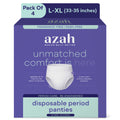 Disposable Period Panty for Women – L-XL Pack of 4 | 12 Hr Leak Proof Protection for Heavy Flow