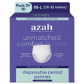 Period Panty for Girls [Pack of 10] | Leak Proof & Rash Free | Disposable Period Panty for Women Heavy Flow | 12 Hrs Protection | Super Absorbent 360° Coverage | All Night Protection