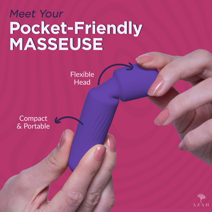 Azah Personal Mini Massager for Women (Purple) AZAH