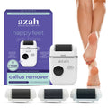 Electric Callus Remover for Feet | IPX6 Waterproof | 3 Replaceable Rollers | Dual Speed